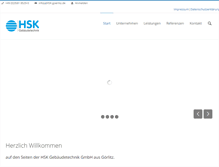 Tablet Screenshot of hsk-goerlitz.de